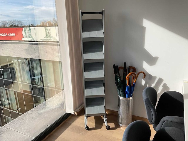 Paperflow easydisplays mobiel folderrek - afbeelding 2 van  6