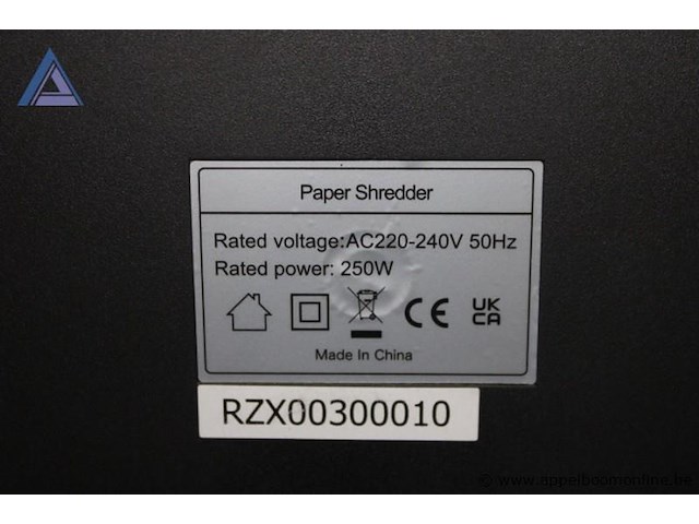 Papier shredder, 250w, werking niet gekend - afbeelding 3 van  3