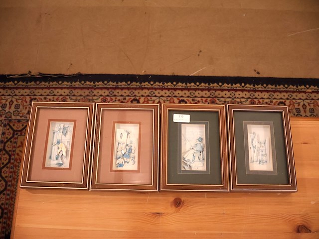 Papierreliëf (x4) - afbeelding 1 van  5