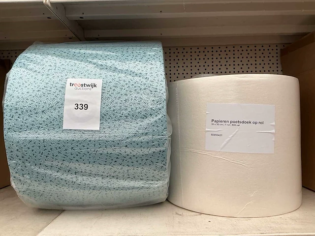 Papierrol poetsdoeken (2x) - afbeelding 1 van  2