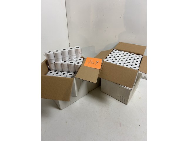 Papierrolletjes voor betaalautomaat - afbeelding 1 van  1