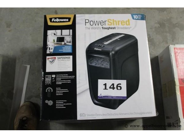 Papiersnipperaar fellowes - afbeelding 1 van  2