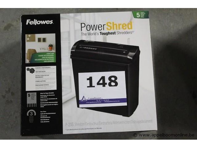 Papiersnipperaar fellowes - afbeelding 1 van  2