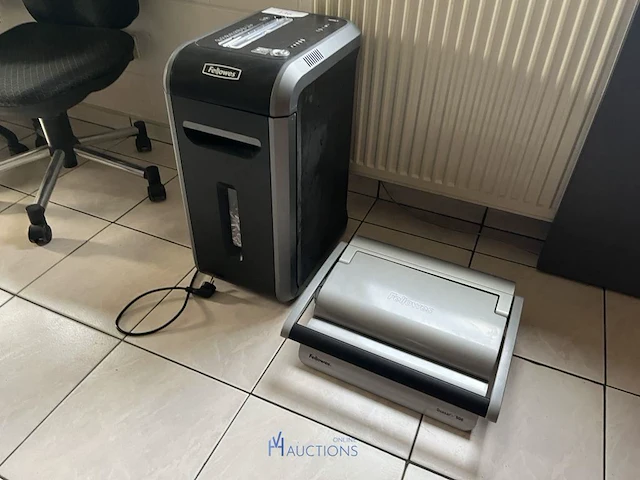 Papierversnipperaar fellowes 99ci met inbindmachine - afbeelding 1 van  4