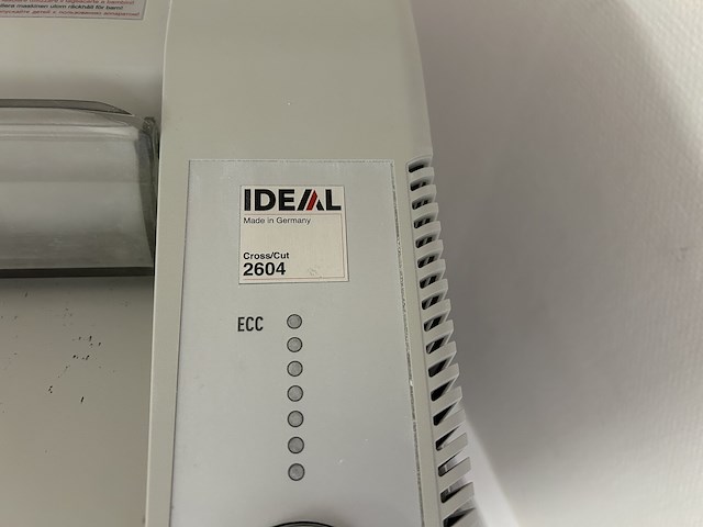 Papierversnipperaar ideal 2604 cc - afbeelding 4 van  5