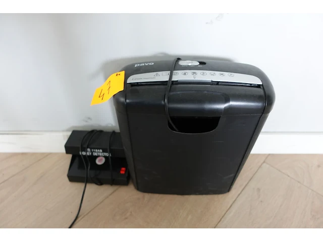 Papierversnipperaar pavo & valsgelddetector - afbeelding 1 van  3