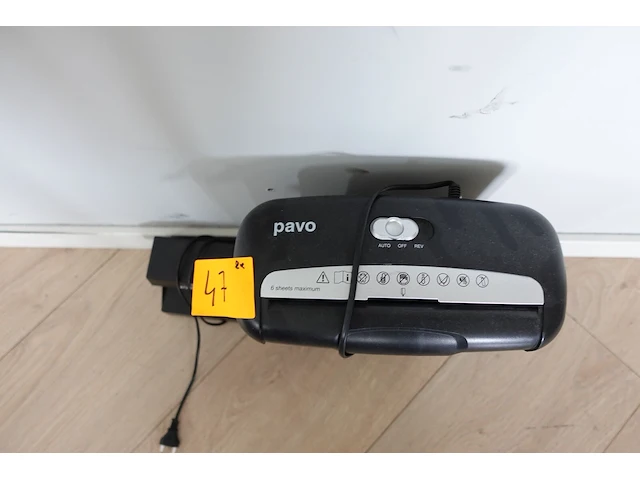 Papierversnipperaar pavo & valsgelddetector - afbeelding 2 van  3