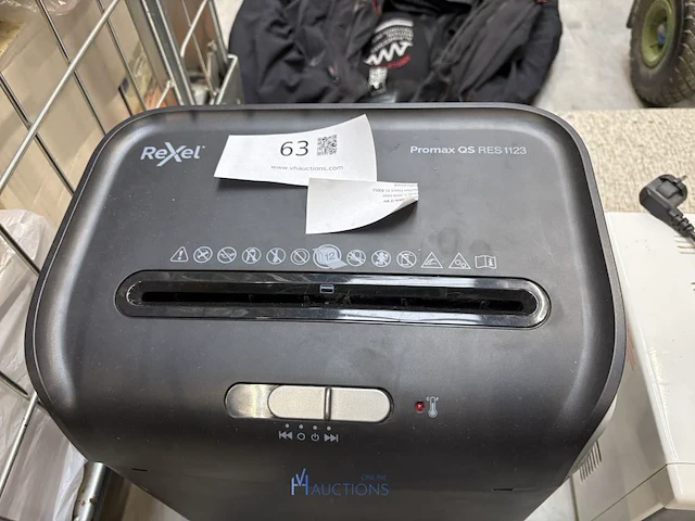 Papierversnipperaar rexel promax qs res 1123 - afbeelding 2 van  6