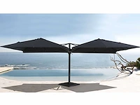 Parasol - aluminium frame, 200 grams brandvertragend doek - paralux - excl. parasolvoet; de parasol is voorzien van een grondanker - allenza - afbeelding 8 van  11