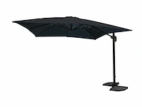 Parasol - aluminium frame, 200 grams brandvertragend doek - paralux - incl. parasolvoet; zelf te verzwaren - caviero