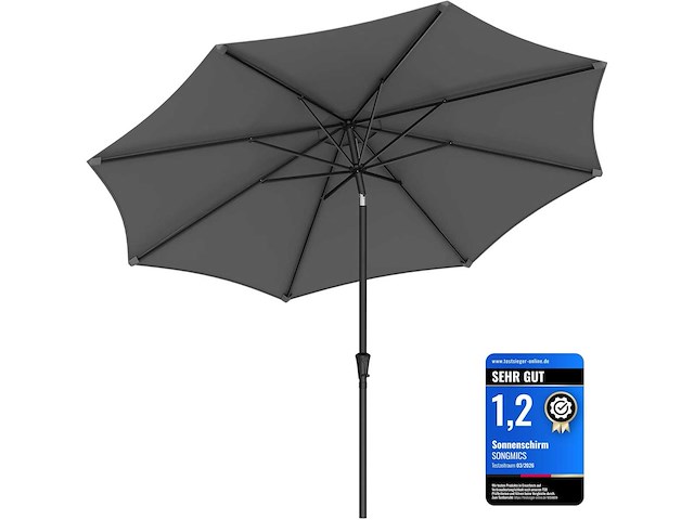 Parasol 340 cm, upf 50+ kanteling 30° - afbeelding 2 van  6