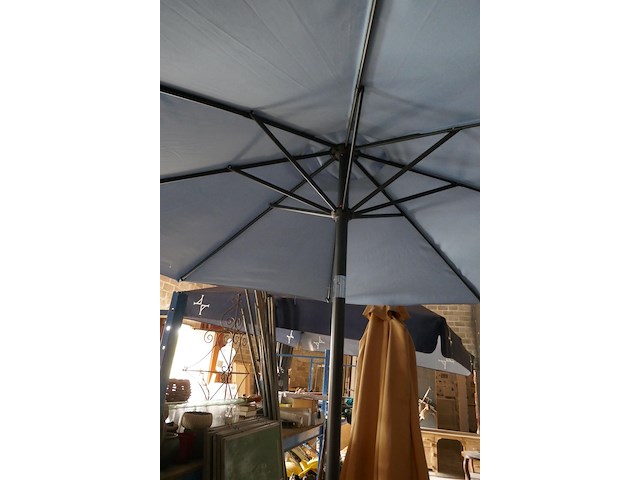 Parasol blauw - afbeelding 4 van  4