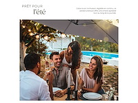 Parasol déporté - gris - afbeelding 4 van  9