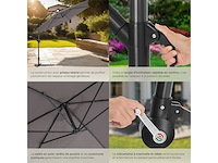 Parasol déporté - gris - afbeelding 5 van  9