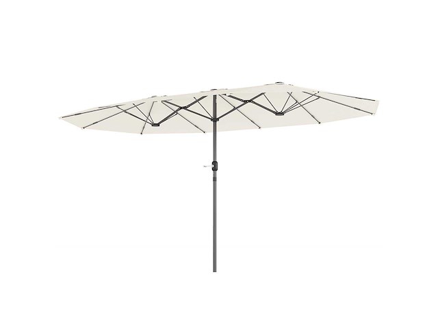 Parasol double face 436 x 260 cm, protection uv - afbeelding 2 van  7