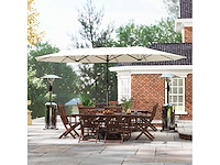 Parasol double face 436 x 260 cm, protection uv - afbeelding 5 van  7