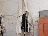 Parasol met 4x terrasverwarmer - afbeelding 2 van  4