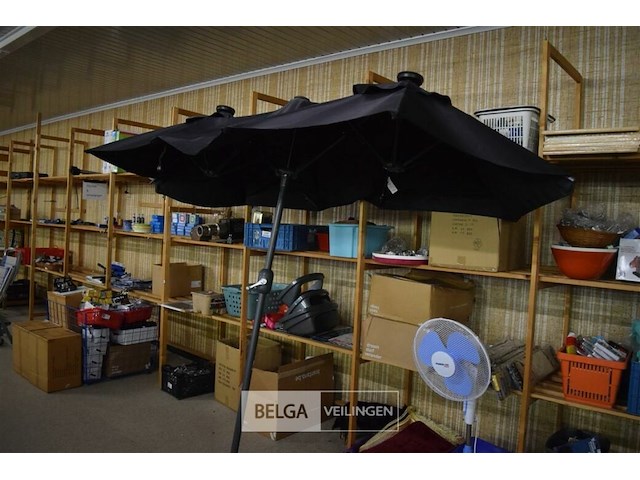 Parasol met ledverlichting solar - afbeelding 1 van  4