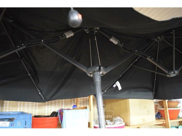 Parasol met ledverlichting solar - afbeelding 4 van  4