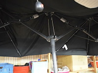 Parasol met ledverlichting solar - afbeelding 4 van  4
