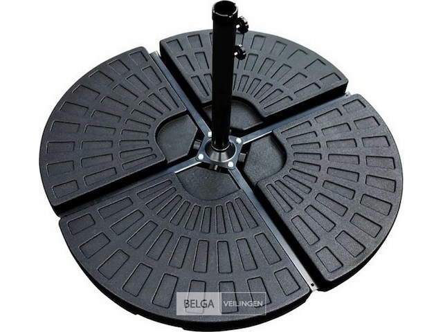 Parasoltegels 4-delig - basis voor parasolvoet 60kg (4x 15kg) - afbeelding 2 van  4