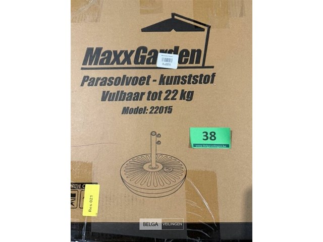 Parasolvoet - kunstof - vulbaar tot 22 kg - afbeelding 3 van  3