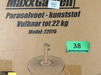 Parasolvoet - kunstof - vulbaar tot 22 kg - afbeelding 3 van  3