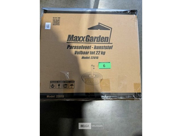 Parasolvoet - kunststof - vulbaar tot 22 kg - afbeelding 3 van  3