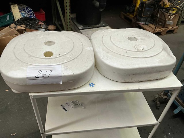 Parasolvoet (2x) - afbeelding 1 van  2