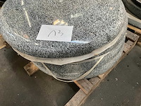 Parasolvoet graniet 4 x - afbeelding 3 van  3