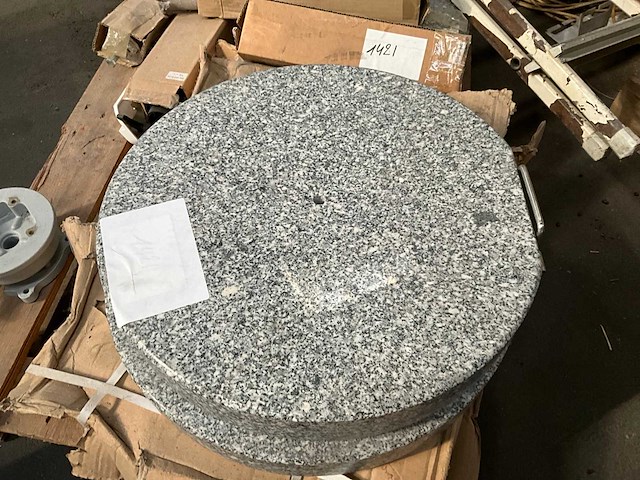 Parasolvoet graniet grijs - afbeelding 3 van  3