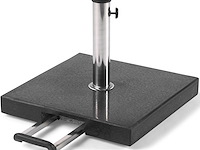 Parasolvoet met trolleysysteem gescova - graniet - 60 kg - zwart - afbeelding 1 van  3