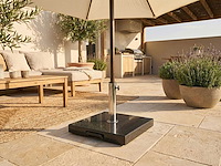 Parasolvoet met trolleysysteem gescova - graniet - 60 kg - zwart - afbeelding 2 van  3