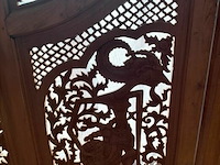 Paravan houtsnijwerk - afbeelding 5 van  7