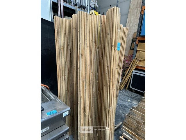 Paravant bamboe h170 cm - afbeelding 2 van  2