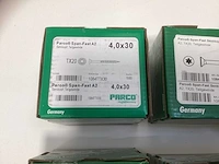 Parco span-fast rvs a2 schroeven tx30 2800 stuks - afbeelding 3 van  7