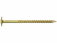 Parco® tellerkopschroeven | 8,0 x 220 mm | geel-verzinkt | tx40 - afbeelding 1 van  2