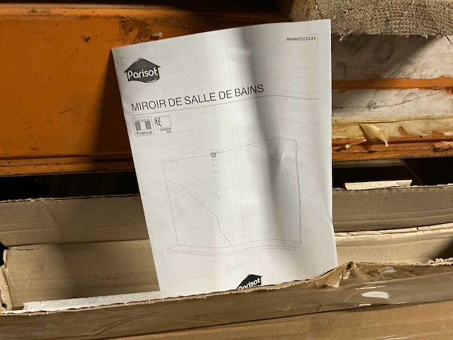 Parisot dana gris badkamerspiegel (11x) - afbeelding 1 van  4
