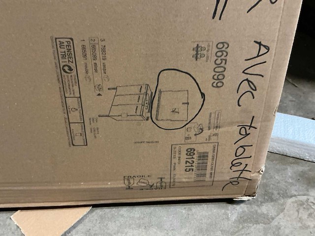 Parisot dana gris badkamerspiegel (11x) - afbeelding 3 van  4