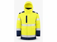 Parka - 4 in 1 - hi vis geel maat xl (4x) - afbeelding 1 van  2
