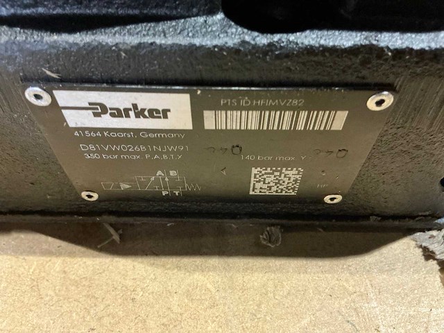 Parker d81vw026b1njw hydraulisch ventiel (2x) - afbeelding 5 van  7
