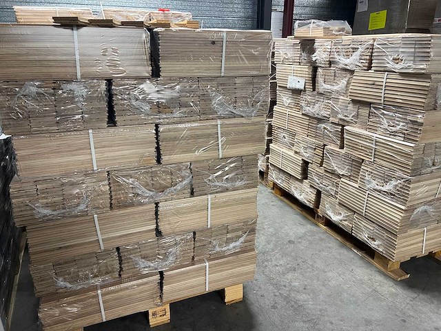 Parketvloer 113m² massief eikenvisgraat 408x68x16mm - afbeelding 2 van  7