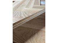Parketvloer 128m² massief eikenvisgraat 408x68x16mm - afbeelding 4 van  5
