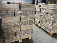 Parketvloer 64m² massief eikenvisgraat 408x68x16mm - afbeelding 2 van  7