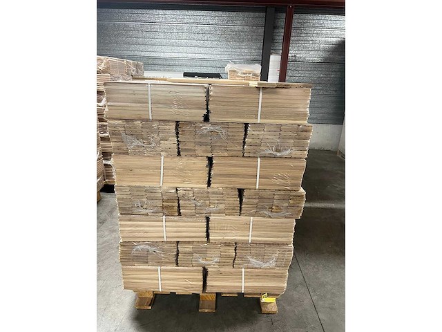 Parketvloer 75m² massief eikenvisgraat 408x68x16mm - afbeelding 2 van  8