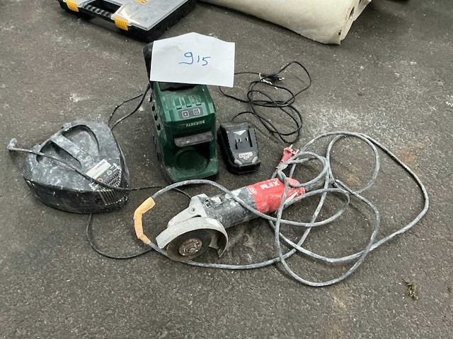 Parkside / flex accu koffiezet en haakse slijper - afbeelding 1 van  4