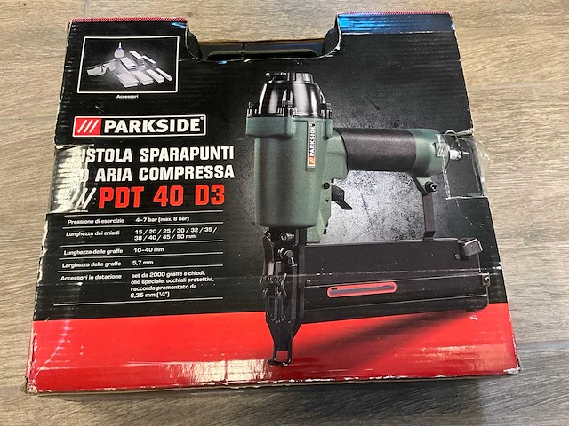Parkside pdt 40 d3 pneumatische tacker - afbeelding 1 van  1