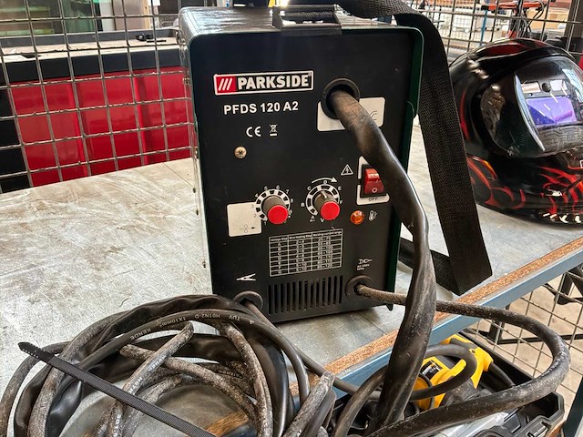 Parkside pfds 120 a2 mig lasapparaat en lashelm - afbeelding 2 van  5