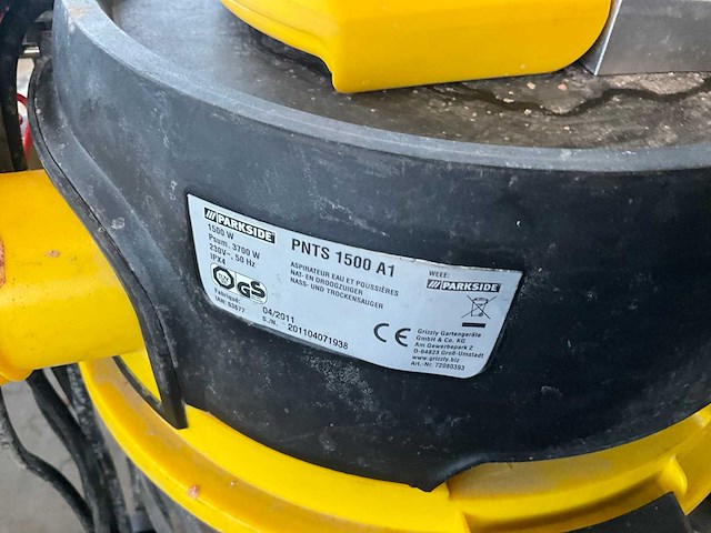 Parkside pnts 1500 a1 stofzuiger - afbeelding 7 van  7