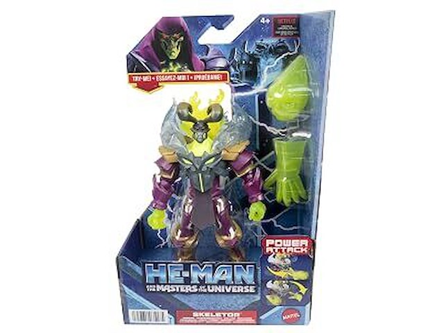 Partij 37 stuks masters of the universe he-man and the masters of the universe skeletor reborn action figure with power attack move & accessories, motu collectible - afbeelding 6 van  6